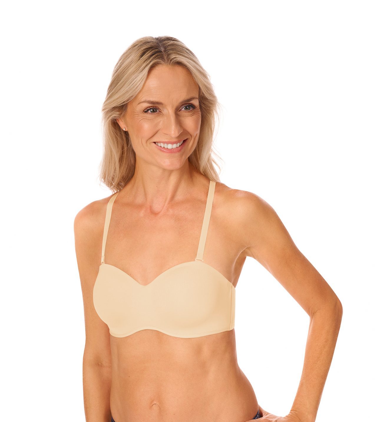 Barbara strapless beige amoena
